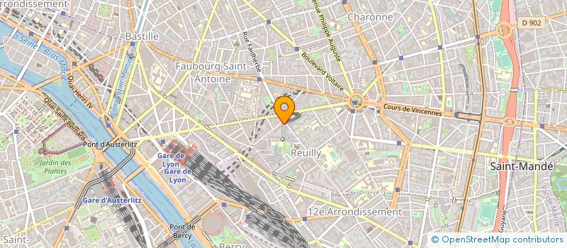 localisation de l'entreprise SARL GA LOCATION à PARIS