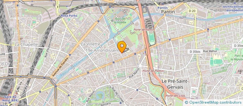 localisation de l'entreprise SARL GAB 3  PARIS