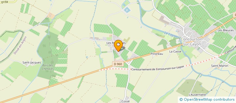 localisation de l'entreprise SARL GABARD à DOUE-EN-ANJOU