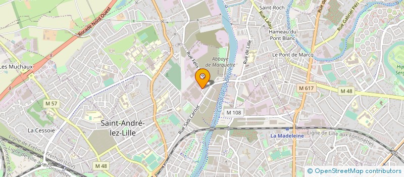 localisation de l'entreprise SARL GABARIT à SAINT-ANDRE-LEZ-LILLE