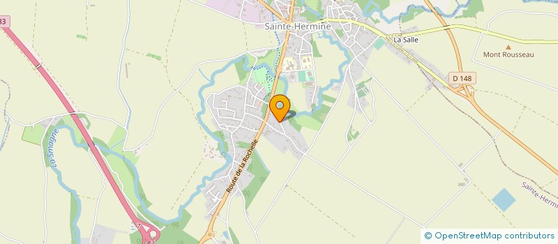 localisation de l'entreprise SARL GABELEC à SAINTE-HERMINE
