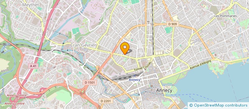 localisation de l'entreprise SARL GABERT à ANNECY