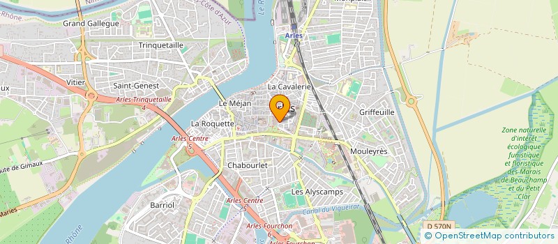 localisation de l'entreprise SARL GABI-JO à ARLES
