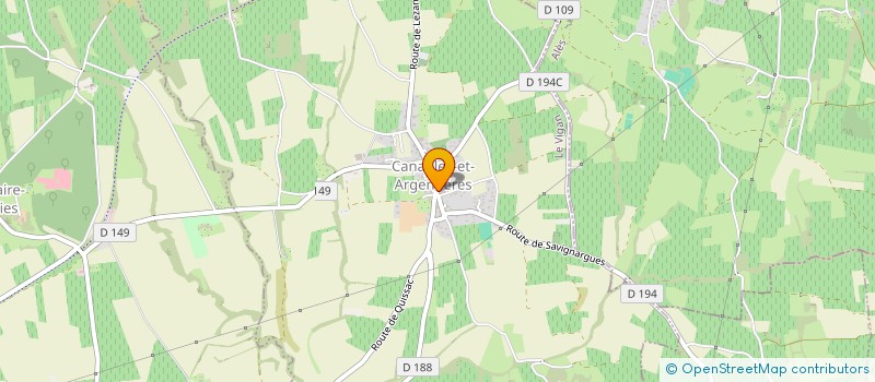 localisation de l'entreprise SARL GABLE DENIS  CANAULES-ET-ARGENTIERES