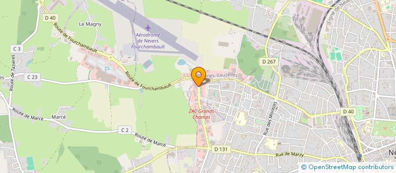 localisation de l'entreprise SARL GABO à NEVERS