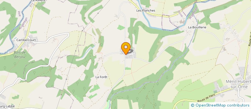 localisation de l'entreprise SARL GABRIELLE NICOLAS à MENIL HUBERT SUR ORNE