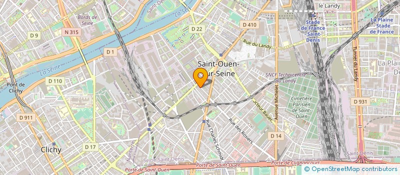 localisation de l'entreprise SARL GABSI à SAINT-OUEN-SUR-SEINE