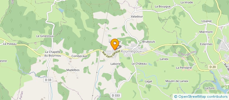 localisation de l'entreprise SARL GABY PRAT à PARLAN