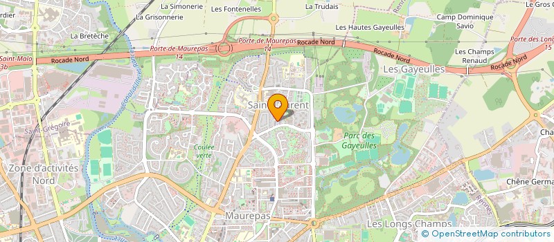 localisation de l'entreprise SARL GABYCLEAN à VEZIN-LE-COQUET
