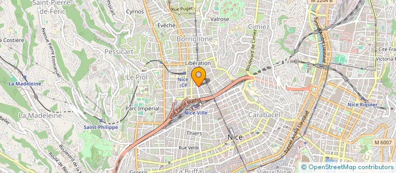 localisation de l'entreprise SARL GACEM à NICE
