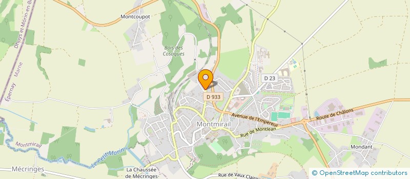 localisation de l'entreprise SARL GADAN-DAST  MONTMIRAIL