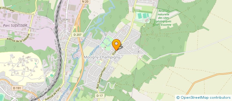 localisation de l'entreprise SARL GAEL à MORIGNY-CHAMPIGNY