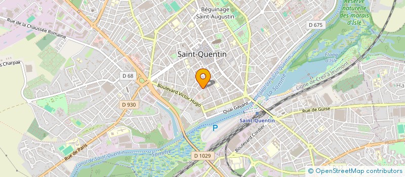 localisation de l'entreprise SARL GAELYS à SAINT-QUENTIN
