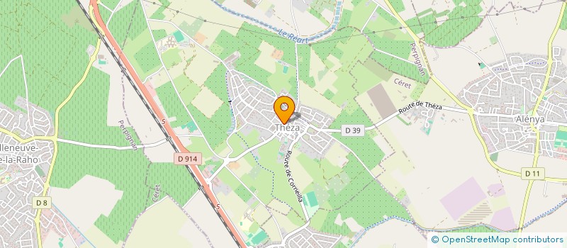 localisation de l'entreprise SARL GAFAS à THEZA