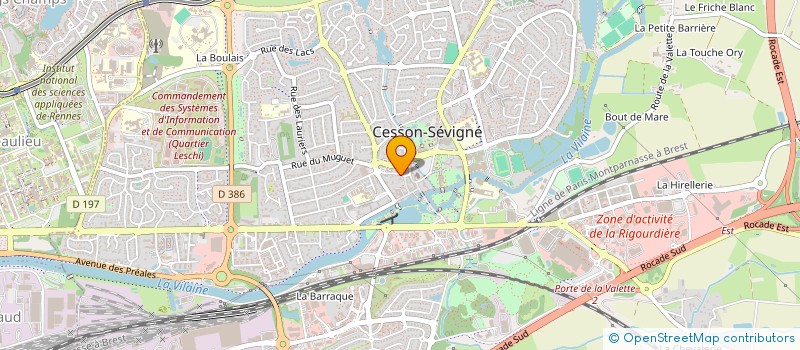localisation de l'entreprise SARL GAIA  CESSON-SEVIGNE