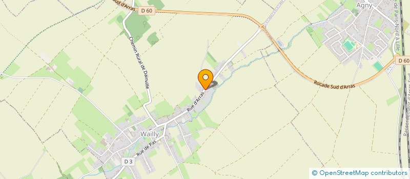 localisation de l'entreprise SARL GAILLARD  NEUVILLE-VITASSE