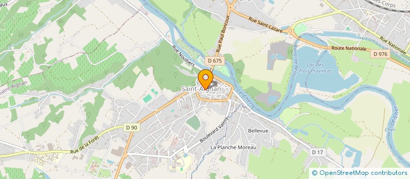 localisation de l'entreprise SARL GAILLARD à SAINT-AIGNAN
