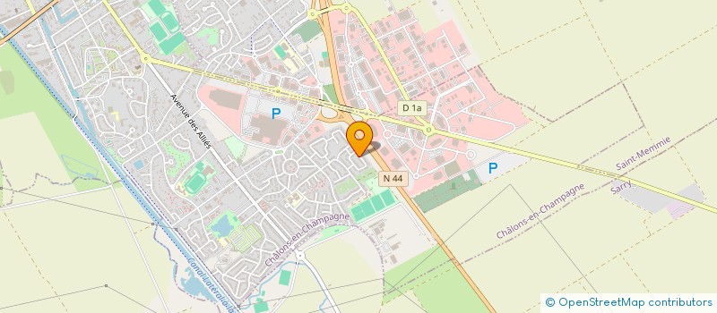localisation de l'entreprise SARL GAILLOT à CHALONS-EN-CHAMPAGNE