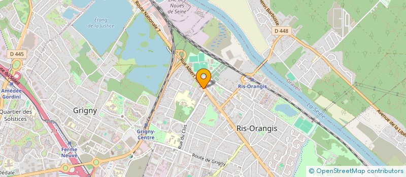 localisation de l'entreprise SARL GAIN 12  RIS-ORANGIS