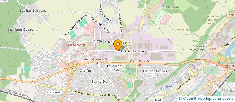 localisation de l'entreprise SARL GAIO à DREUX