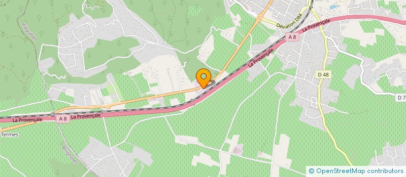 localisation de l'entreprise SARL GAIROARD à VIDAUBAN