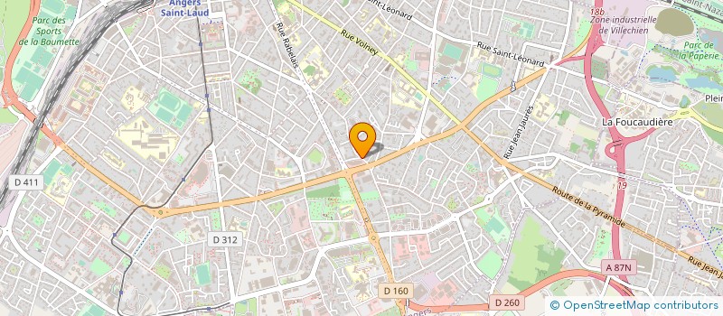 localisation de l'entreprise SARL GALARD à ANGERS