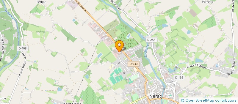 localisation de l'entreprise SARL GALATHERM à NERAC