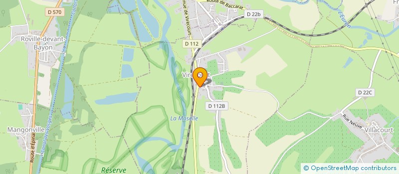 localisation de l'entreprise SARL GALAXY EXPRESS  VIRECOURT