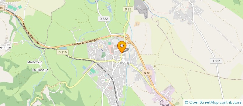 localisation de l'entreprise SARL GALEA SURETE ET SECURITE PRIVEE  LAISSAC-SEVERAC L'EGLISE