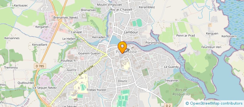 localisation de l'entreprise SARL GALERIE B à PONT-L'ABBE