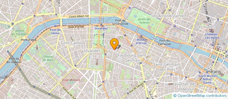 localisation de l'entreprise SARL GALERIE HOFMANN  PARIS