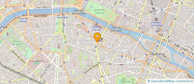 localisation de l'entreprise SARL GALERIE LIOVA  PARIS