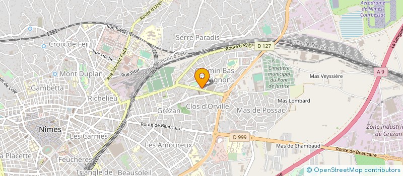 localisation de l'entreprise SARL GALERIE SAINT DOMINIQUE  NIMES