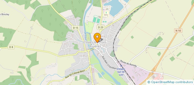 localisation de l'entreprise SARL GALERIES DU LOIR à CLOYES-LES-TROIS-RIVIERES