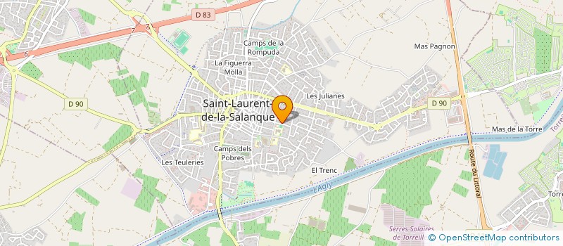 localisation de l'entreprise SARL GALICIA  SAINT-LAURENT-DE-LA-SALANQUE