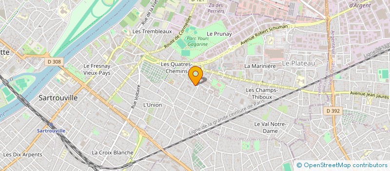 localisation de l'entreprise SARL GALIMMO à SARTROUVILLE