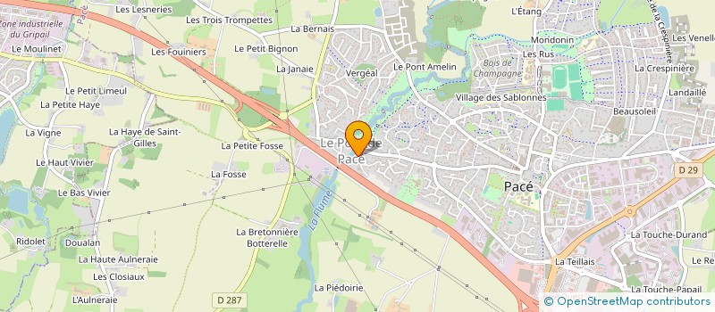 localisation de l'entreprise SARL GALION  PACE