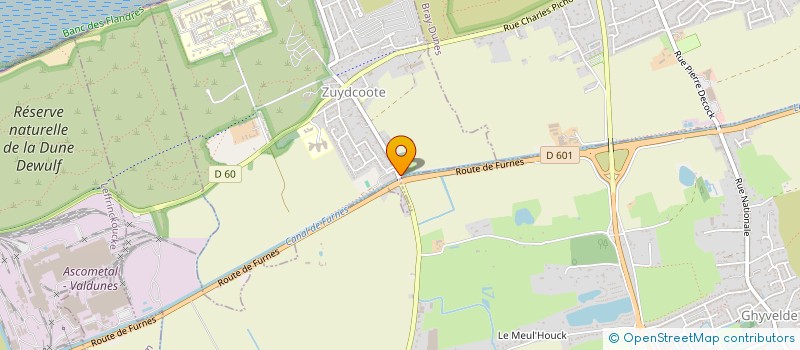 localisation de l'entreprise SARL GALION  ZUYDCOOTE