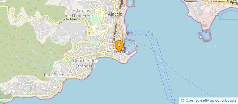localisation de l'entreprise SARL GALIPETTE à AJACCIO