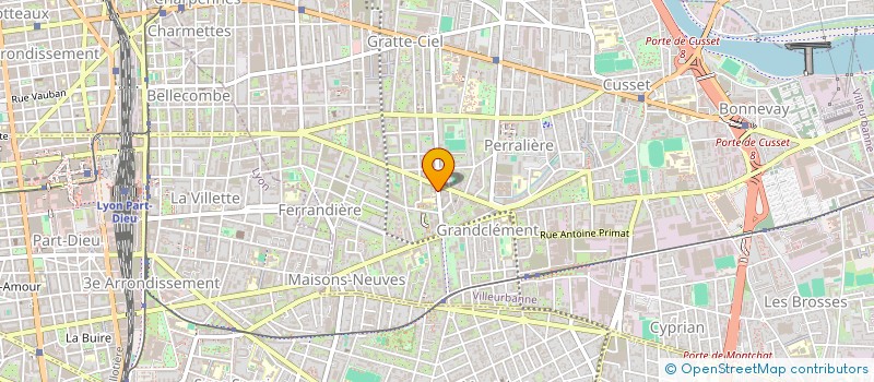 localisation de l'entreprise SARL GALITE INTERNATIONAL COSMETIC à VILLEURBANNE