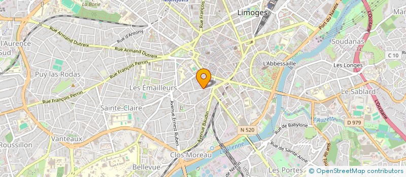 localisation de l'entreprise SARL GALLA à LIMOGES