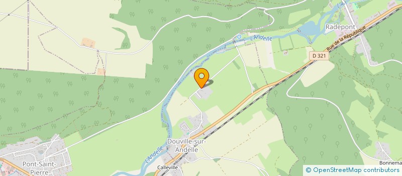 localisation de l'entreprise SARL GALLAIS  DOUVILLE-SUR-ANDELLE