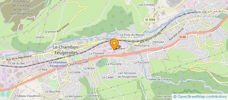 localisation de l'entreprise SARL GALLAND à LE CHAMBON-FEUGEROLLES