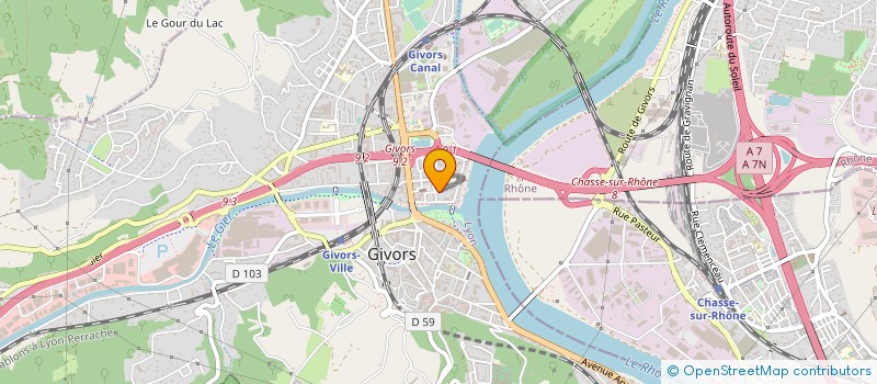 localisation de l'entreprise SARL GALLE à GIVORS