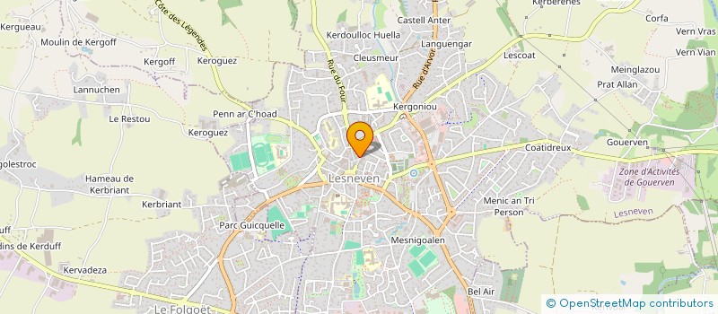 localisation de l'entreprise SARL GALMOR à LESNEVEN