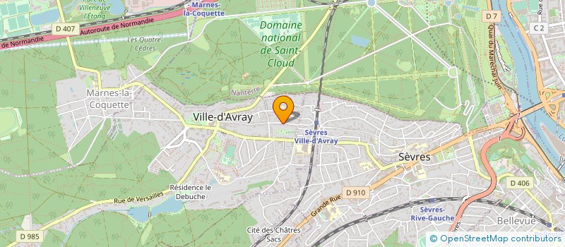 localisation de l'entreprise SARL GAMAGULE  VILLE-D'AVRAY