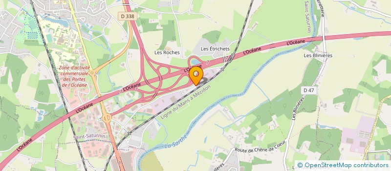 localisation de l'entreprise SARL GAMARD à SAINT-SATURNIN