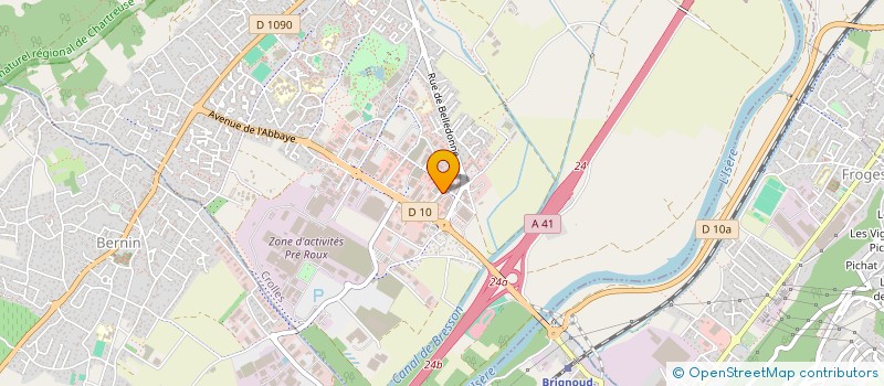 localisation de l'entreprise SARL GAMBERINI à CROLLES
