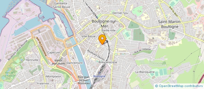 localisation de l'entreprise SARL GAMES BOX à BOULOGNE-SUR-MER