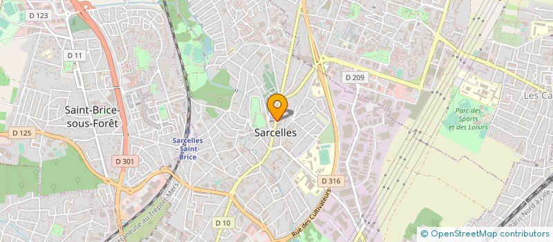 localisation de l'entreprise SARL GAMI-SERVICES  SARCELLES